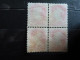 H2 - Canada Bloc De 4 Timbres YT 30 3c Vermillon - Neuf Sans Gomme - Unused Stamps