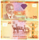 Namibia 10x 20 Dollars 2013 UNC "Shiimi" - Namibia