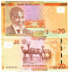 Namibia 10x 20 Dollars 2022 UNC "!Gawaxab" - Namibia