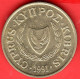 Cipro - Chyprus - Kıbrıs - Chypre - 1991 - 5 Cents - QFDC/aUNC - Come Da Foto - Cyprus