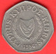Cipro - Chyprus - Kıbrıs - Chypre - 1996 - 50 Cents - SPL/XF - Come Da Foto - Zypern