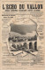 TOP - SUISSE - NE - NEUCHATEL - COUVET - Journal "L'ÉCHO DU VALLON" Circulée 1902 Feuille D'annonces (Sui-327) - Couvet