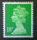 Great Britain, Scott #MH104, Used(o), 1991, Machin: Queen Elizabeth II, 18p, Light Green - Machins