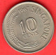 SINGAPORE - 1967 - 10 Cents - QFDC/aUNC - Come Da Foto - Singapur