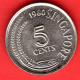 SINGAPORE - Singapura - 1980 - 5 Cents - QFDC/aUNC - Come Da Foto - Singapore