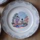 Delcampe - Lot De 12 Assiettes Plates CERANORD ST AMAND Décor Japonais - Saint Amand (FRA)