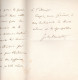 Lettre Manuscrite De Jules HERBETTE - Diplomate Ambassadeur - Signée - - Político Y Militar