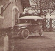 72 PONTVALLAIN N°1760 Domaine Du Bourg En 1935 VOIR 2 ZOOMS Voiture Auto Cabriolet Ancien Et 2 Chiens VOIR DOS - Pontvallain