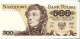 POLOGNE - 500 Zlotych 1982 UNC - Poland