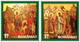 Roumanie Romania 6265/66 Et Bf 523 Jérusalem, Jésus Christ, Rois Mages, Anges - Pâques