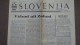 NEWSPAPER SLOVENIJA - Lingue Slave