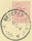 BELGIUM VILLAGE POSTMARKS  BEVEREN (WAAS) A SC With Dots 1966 (Postal Stationery 2 F, PUBLIBEL 2123) - Puntstempels