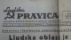 NEWSPAPER , LJUDSKA PRAVICA - Slavische Talen