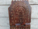 Ancien Porte Coran Orientaliste Bois Sculpté Monoxyle Rahle - Oriental Art