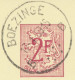 BELGIUM VILLAGE POSTMARKS  BOEZINGE B (now Ieper) SC With Dots 1969 (Postal Stationery 2 F, PUBLIBEL 2291 N.) - Puntstempels