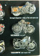 * Plaquette 6 Pin's - Moto Motos Motorrad - Cagiva Freccia Brough Superior Honda Werner Suzuki 400 Triumph 500 - Motos