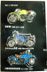 * Plaquette 6 Pin's - Moto Motos Motorrad - DKW 500 Yamaha 500 Sanglas 400 Suzuki RV 90 Henderson KJ 1301 Dax D 100 Baby - Motos