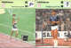 GF1023 - SPORTCASTER DDR ATHLETEN - BEYER BAUMGARTL SCHMIDT RAY NORDWIG MAY BEILSCHMIDT - Athlétisme