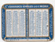 Petit Calendrier   1936  ASSURANCES GENERALE  INCENDIE     (PPP46292) - Klein Formaat: 1921-40