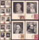 VATICAN 1950 - Serie Commemorative Du Concile De Trente (X) Lot Of 14 Cards / 15 Scans - Cartes-Maximum (CM)