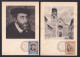 Delcampe - VATICAN 1950 - Serie Commemorative Du Concile De Trente (X) Lot Of 14 Cards / 15 Scans - Cartoline Maximum