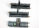 FLEISCHMANN HO 1 RAIL CONTACT D'ALIMENTATION + 2 RAIL DE DECROCHAGE DECOUPLEMENT MODELISME FERROVIAIRE TRAIN (2105.253) - Gleise