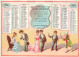 Petit Calendrier 1880 Publicitaire * A La Ville De St Etienne Mercerie Magasin 6 Rue Du 4 Sept. Paris * Calendar - Klein Formaat: ...-1900