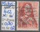 1943 - NIEDERLANDE - FM/DM "Seehelden - ..de Ruyter" 7 1/2 C Dkl'braunrot - O Gestempelt - S. Scan (412o 01-04 Nl) - Gebruikt