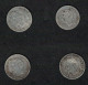 Lot Lde 4 Pièces Napoleon III  20 Cts.Argent. - Andere & Zonder Classificatie