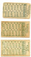 Carte Parfumée X 3 De L.T. PIVER  Pompeïa 1929, Floramye 1931-1932,  Gao 1931, Verso Calendrier, TBE - Sin Clasificación