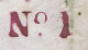 Ireland Cork Roscommon 1846 Env To Keadue Framed PAID AT/BUTTEVANT, Reposted With "No. 1" RH Of Keadue - Préphilatélie