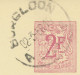 BELGIUM VILLAGE POSTMARKS  BORGLOON A SC With Dots 1968 (Postal Stationery 2 F, PUBLIBEL 2088) - Puntstempels