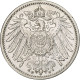 Monnaie, GERMANY - EMPIRE, Wilhelm II, Mark, 1904, Karlsruhe, TTB, Argent, KM:14 - 1 Mark