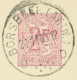 BELGIUM VILLAGE POSTMARKS  BORSBEEK (ANTW.) D (Type I) SC With Dots 1963 (Postal Stationery 2 F, PUBLIBEL 1940) - Matasellado Con Puntos