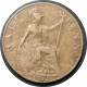 Monnaie Royaume Uni - 1915 - Half Penny George V 1re Effigie, Large Tête - C. 1/2 Penny