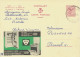 BELGIUM VILLAGE POSTMARKS  BRECHT C SC With Usual 7 Dots 1966 (Postal Stationery 2 F, PUBLIBEL 2077) - Postmarks - Points