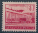 ** 1953 Épületek (II.) Nagy Képméretű 60f Rózsaszín Alapnyomattal - Altri & Non Classificati