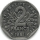 France - 1981 - KM 942.1 - 2 Francs - XF - 2 Francs