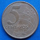 BRAZIL - 5 Centavos 2013 "Tiradentes" KM# 648 Monetary Reform (1994) - Edelweiss Coins - Brasil