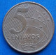 BRAZIL - 5 Centavos 2013 "Tiradentes" KM# 648 Monetary Reform (1994) - Edelweiss Coins - Brazil