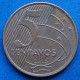 BRAZIL - 5 Centavos 2015 "Tiradentes" KM# 648 Monetary Reform (1994) - Edelweiss Coins - Brazil