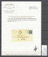 France - Lettre BOULOGNE - LE WAST - FILET D'ENCADREMENT - Yvert 14- Certificat Roumet  - 1856 - 1849-1876: Classic Period