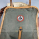 Vintage Canvas Shoulder Bag With Leather Strap FC Slavia Sofia Emblem #5468 - Altri & Non Classificati