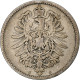 Empire Allemand, Wilhelm I, Mark, 1878, Hambourg, Argent, TB, KM:7 - 1 Mark