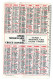 Calendario Plastificato 1984 Con Santino (fronte E Retro) - Petit Format : 1981-90