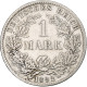 Empire Allemand, Wilhelm II, Mark, 1892, Stuttgart, Argent, TTB, KM:14 - 1 Mark