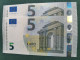 5 EURO PORTUGAL 2013 DRAGHI M006J2 MA CORRELATIVE COUPLE RADAR 2 NICE NUMBER FOUR CONSECUTIVE ZEROS SC FDS UNC. PERFECT - 5 Euro
