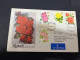 9-2-2024 (3 X 44) UK (Great Britain) FDC - 1976 - Roses - 1971-1980 Decimale  Uitgaven