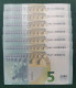 5 EURO PORTUGAL 2013 DRAGHI M006J2 MA NICE NUMBER FOUR CONSECUTIVE ZEROS SC FDS UNC. PERFECT - 5 Euro