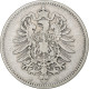 Empire Allemand, Wilhelm I, Mark, 1875, Darmstadt, Argent, TB+, KM:7 - 1 Mark